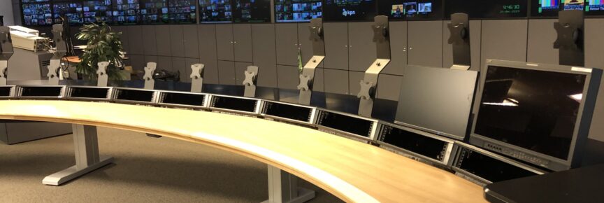 Broadcast NOC Master Controle Room desk